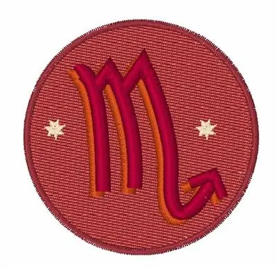 Holiday Sale Scorpio Sign Embroidery Design