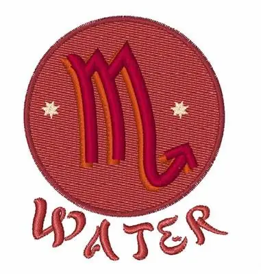 Hot Picks Scorpio Sign Embroidery Design