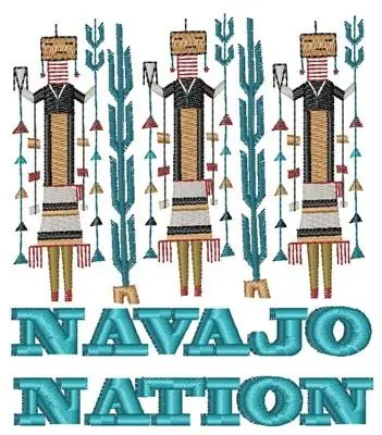 Genuine Navajo Nation Embroidery Design