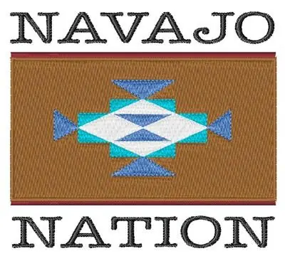 Authentic Navajo Nation Triangles Embroidery Design