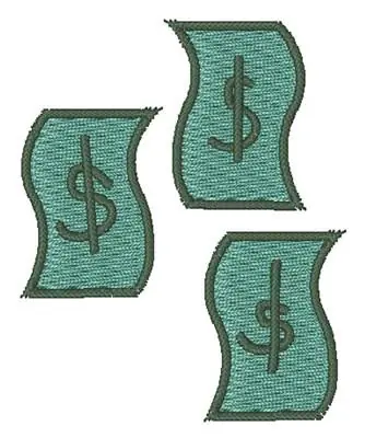 Get Yours Cash Dollars Embroidery Design