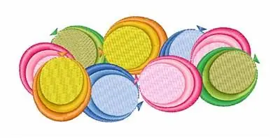 Water Balloons Embroidery Design Exclusive