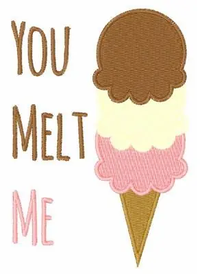Super Sale You Melt Me Embroidery Design