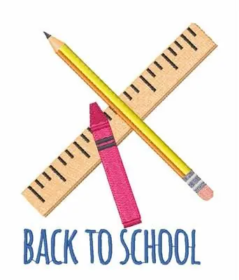 Express Delivery Back To School Embroidery Design
