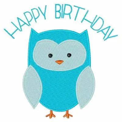 Happy Birthday Embroidery Design Final Sale