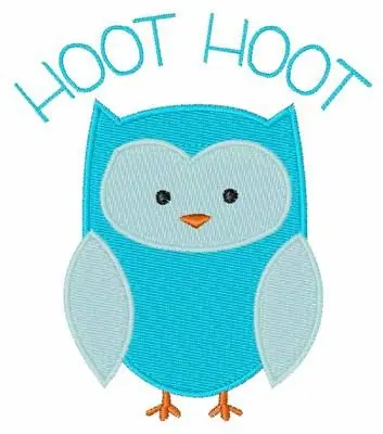 Hoot Hoot Embroidery Design Secure Checkout