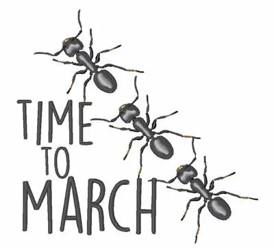 Fan Favorite Ants On The March Embroidery Design