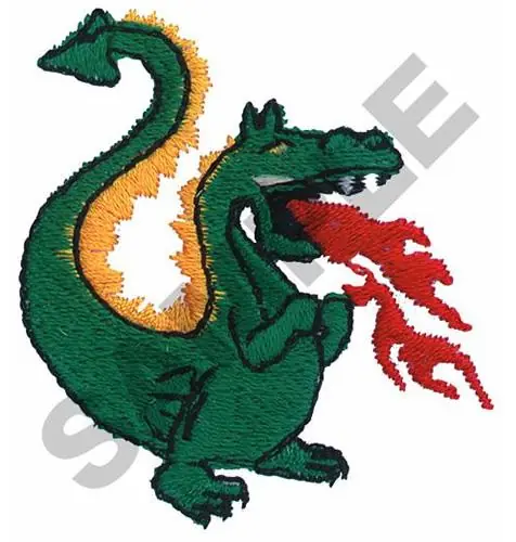 Last Chance DRAGON BREATH Embroidery Design