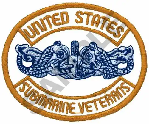UNITED STATES SUBMARINE VETERANS Embroidery Design Top Pick