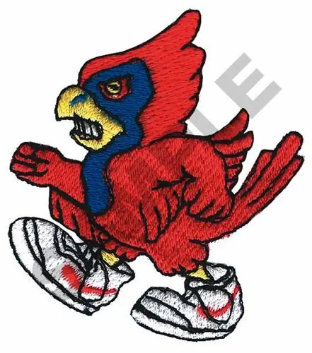 CARDINAL MASCOT Embroidery Design Buy Online
