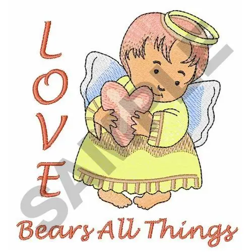 Best Seller LOVE ALL THINGS Embroidery Design