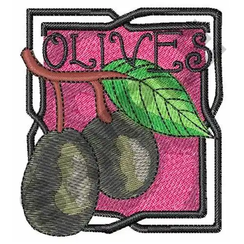 Warranty Included BLACK OLIVES Embroidery Design