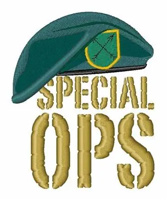 Hassle-Free Returns Special Ops Embroidery Design
