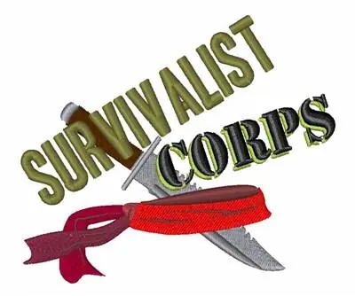 Buy Direct Survivalist Corps Embroidery Design
