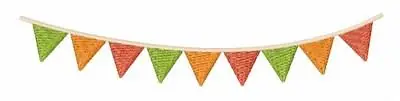 Fan Favorite Pennant Banner Embroidery Design