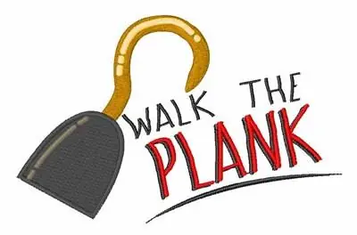Editor’s Pick Walk the Plank! Embroidery Design