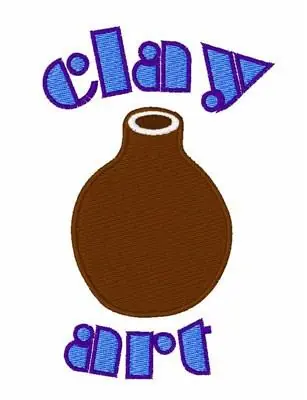 Clay Art Embroidery Design Markdown