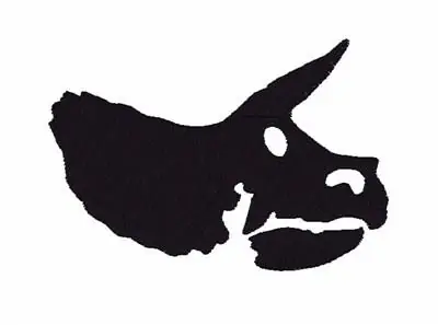 Triceratops Skull Embroidery Design Limited Edition