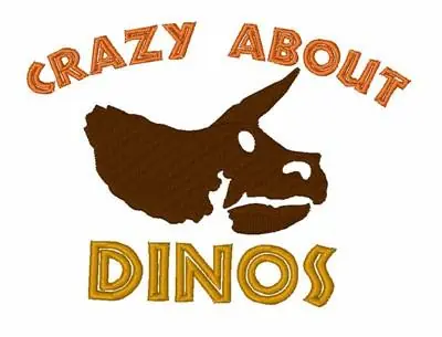 Crazy About Dinos Embroidery Design Don’t Miss Out