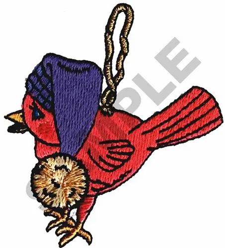 WINTER BIRD Embroidery Design Fresh Stock