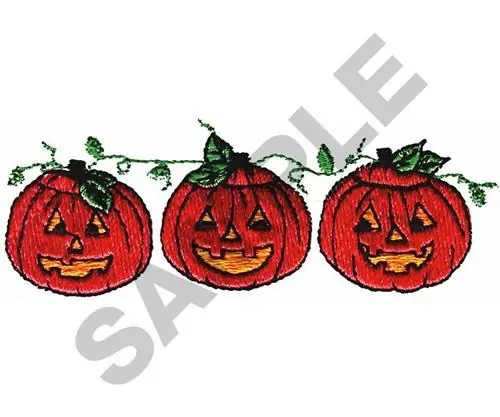 Deal JACK-O-LANTERN TRIO Embroidery Design