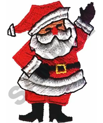 Editor’s Pick HI SANTA Embroidery Design