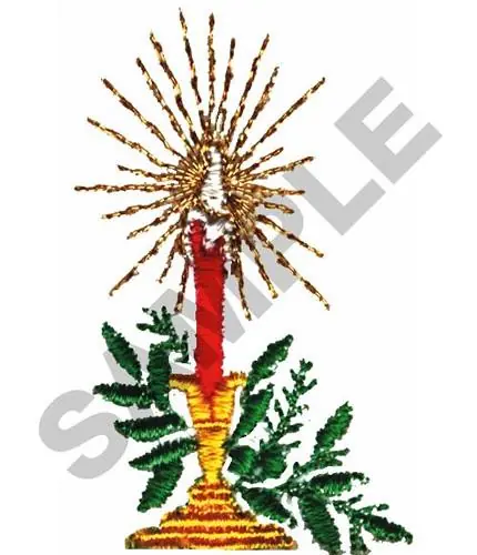 Today Only CHRISTMAS CANDLE Embroidery Design