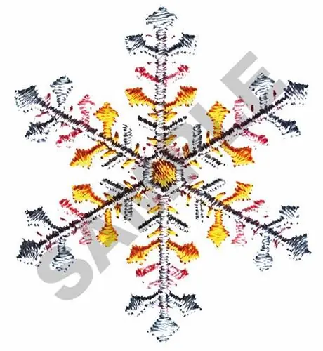 SNOWFLAKE Embroidery Design One Day Deal