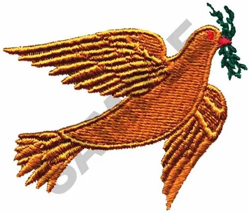 Money Back Guarantee PEACE DOVE Embroidery Design