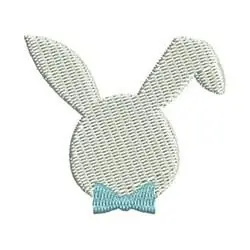 Mini Bunny Head Embroidery Design Latest