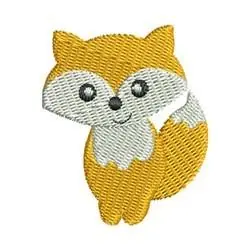 Mini Fox Embroidery Design Special Offer