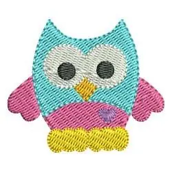 Mini Owl Embroidery Design Free Shipping