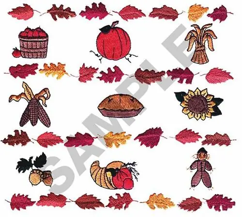 Special Offer FALL MONTAGE Embroidery Design