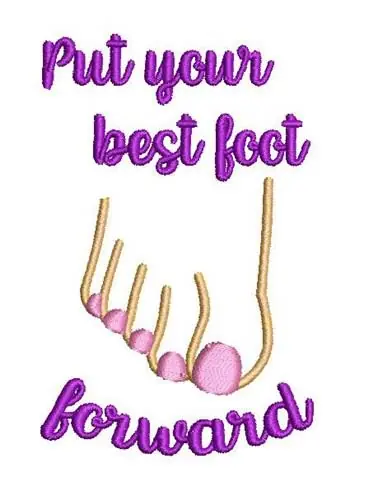 Don’t Miss Out BEST FOOT FORWARD Embroidery Design