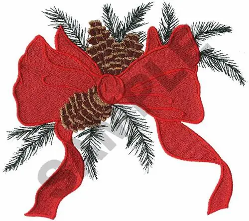 HOLIDAY PINE CONES Embroidery Design Weekend Sale