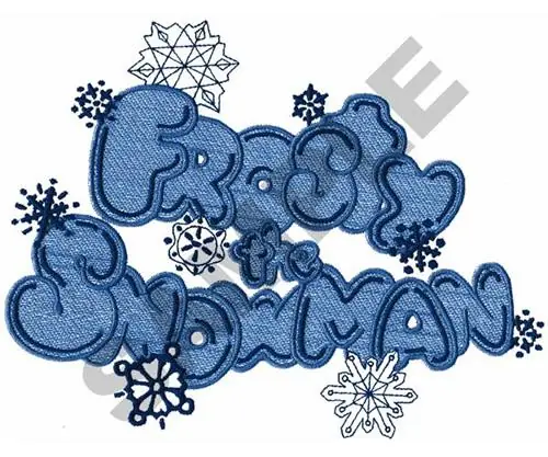 Final Sale FROSTY THE SNOWMAN Embroidery Design
