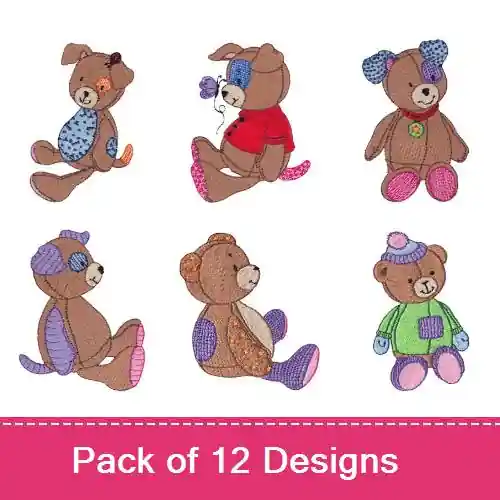 Save Now Patches Embroidery design pack by Bunnycup Embroidery, Embroidery Packs on EmbroideryDesigns.com