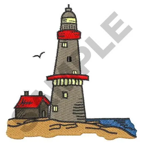 LIGHTHOUSE Embroidery Design Popular