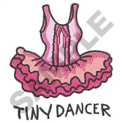 TINY DANCER Embroidery Design Sale