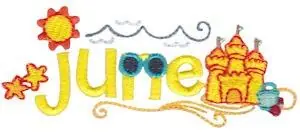 Don’t Miss Out June At The Beach Embroidery Design