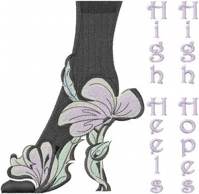 Limited Time High Hopes Embroidery Design