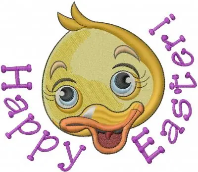 Happy Easter Duck Embroidery Design Don’t Miss Out