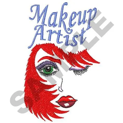 Time-Limited MAKEUP ARTIST Embroidery Design