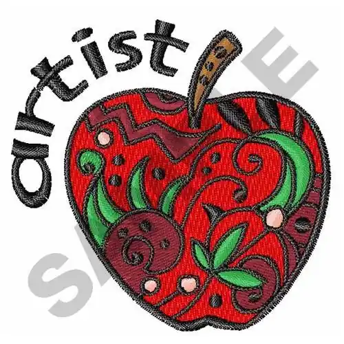 ARTIST Embroidery Design Same Day Shipping
