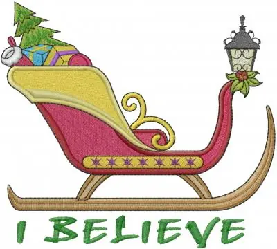 Big Sale I Believe Embroidery Design