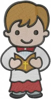 Alter Boy Embroidery Design While Supplies Last