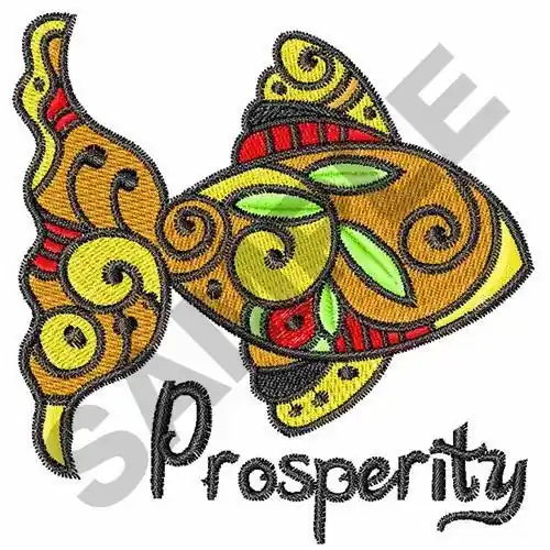 New Arrival PROSPERITY Embroidery Design