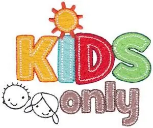 Kids Only Embroidery Design In Demand