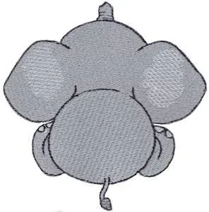 Authentic Elephant Back Embroidery Design