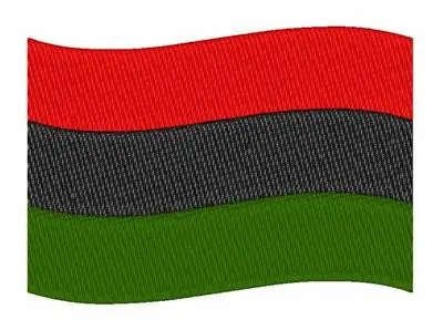 Today Only South African Flag Embroidery Design